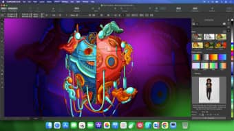 Herramienta de generación de imágenes con IA dentro de CorelDRAW Graphics Suite.