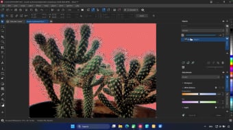 Herramienta de máscara asistida por IA en CorelDRAW Graphics Suite.