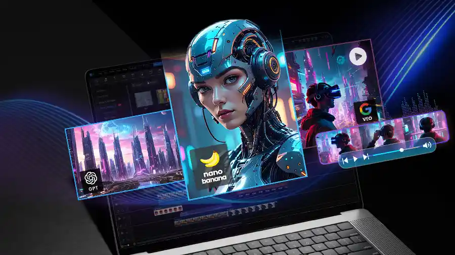 Official PowerDirector AI visual.
