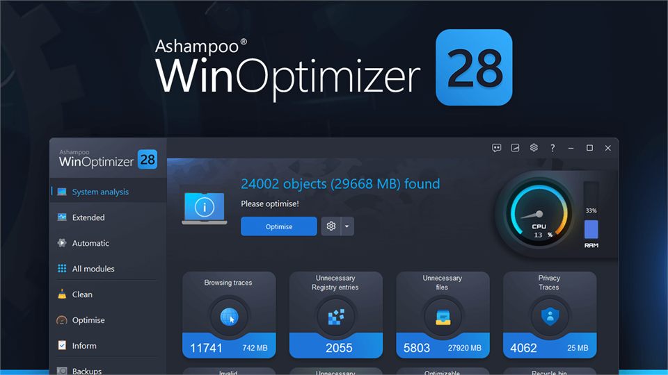 Ashampoo WinOptimizer 28 : est-ce pertinent en 2026 ?
